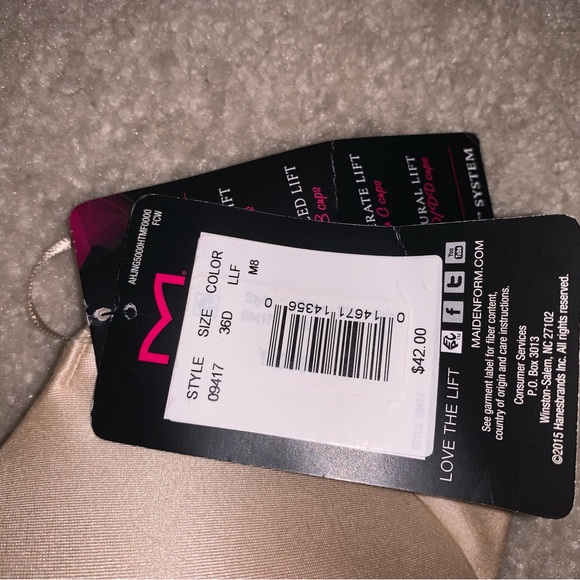 Maidenform strapless bra 36 D - Picture 2 of 3